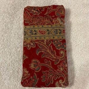 Windsor Red Double Eyeglass Case
